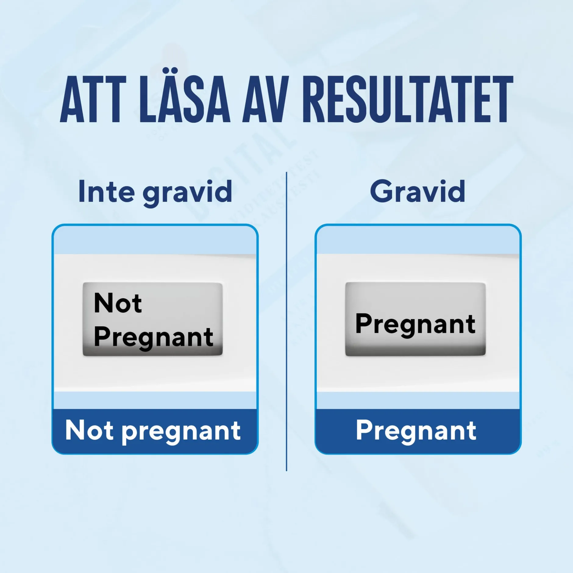 RFSU Graviditetstest Digital 1 st