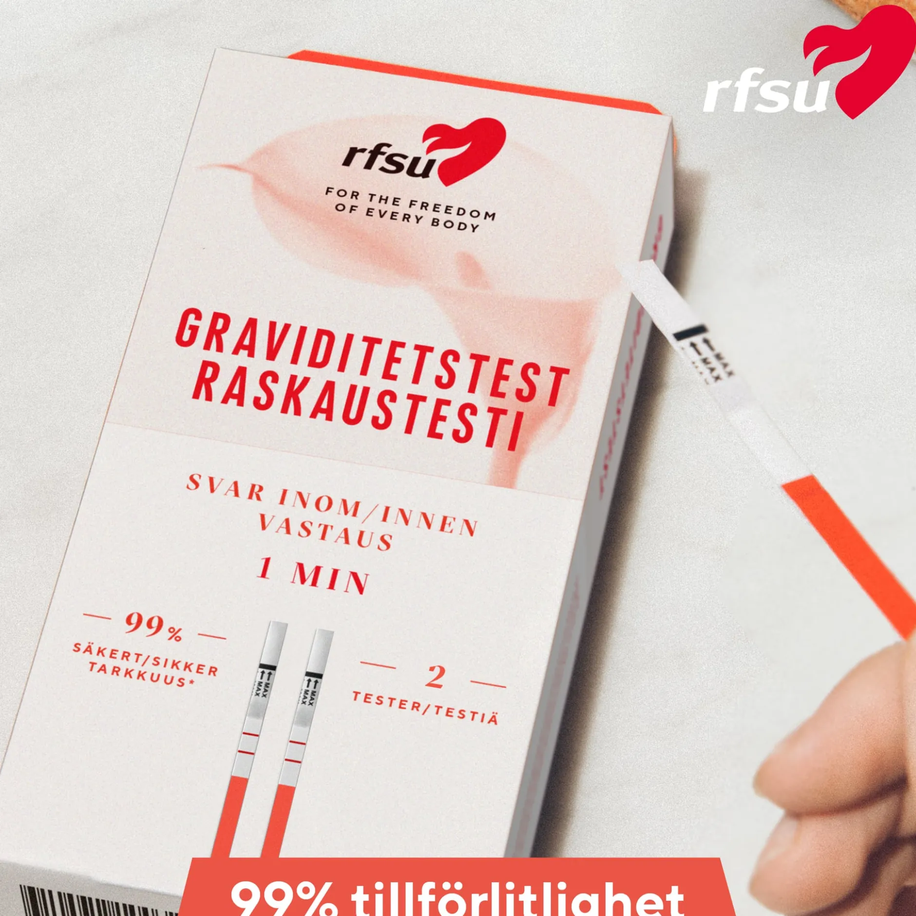 RFSU Graviditetstest Strips 2 st