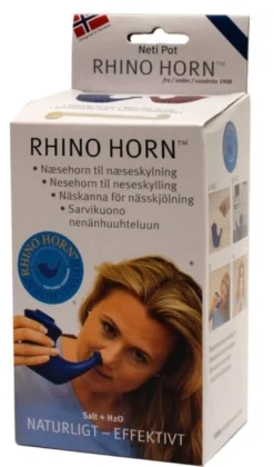 Rhino Horn Nässköljningskanna Blå 1 st