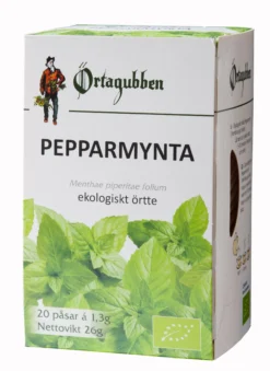 Örtagubben Pepparmynta blad Te-påsar 20x1,3gr