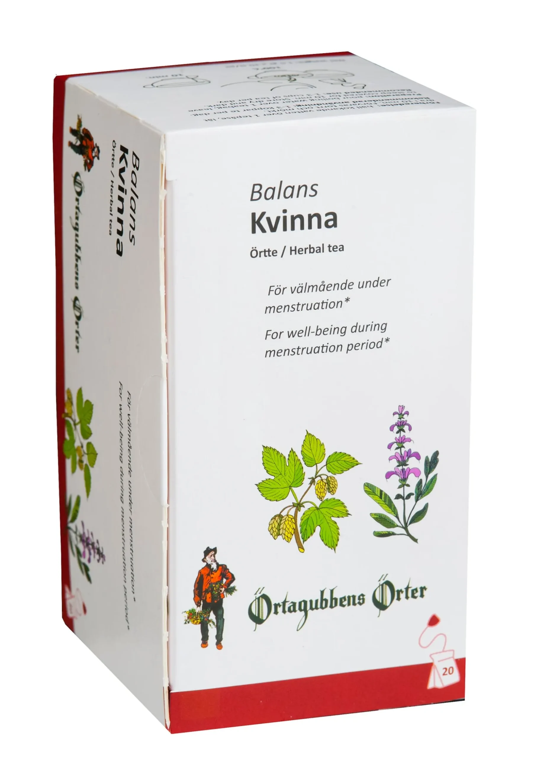 Örtagubbens Örter Balans Kvinna 1,5 g x 20 Tepåsar