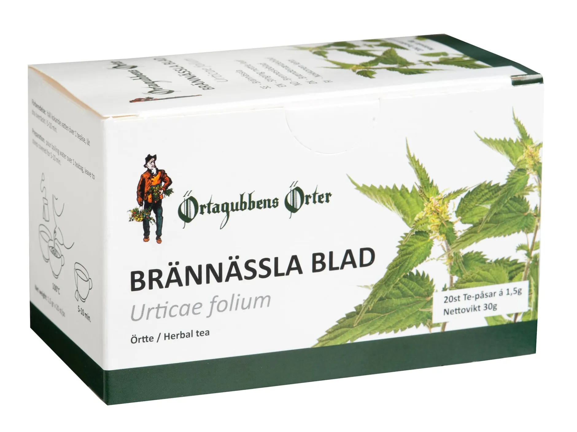 Örtagubbens Örter Brännässla blad 20 Tepåsar