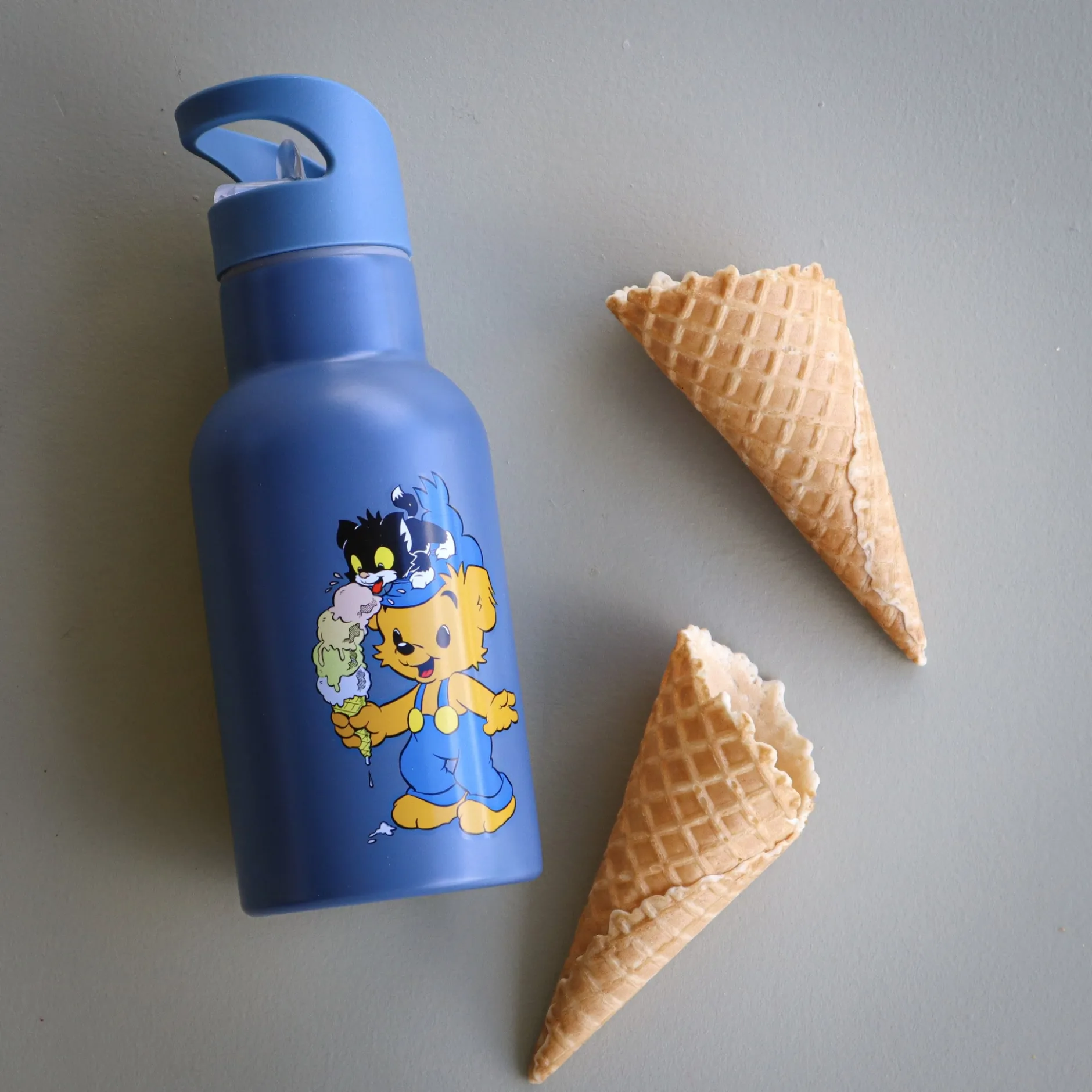 Rätt Start Bamse Vattenflaska Petrol-blå 340 ml