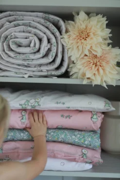 Rätt Start Beskow Blomsterfesten Påslakanset Vagn/Vagga Rosa