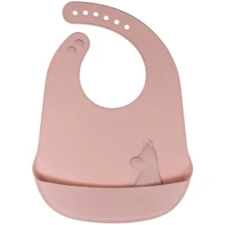 Rätt Start Mumin Silikon Haklapp Rosehip Pink