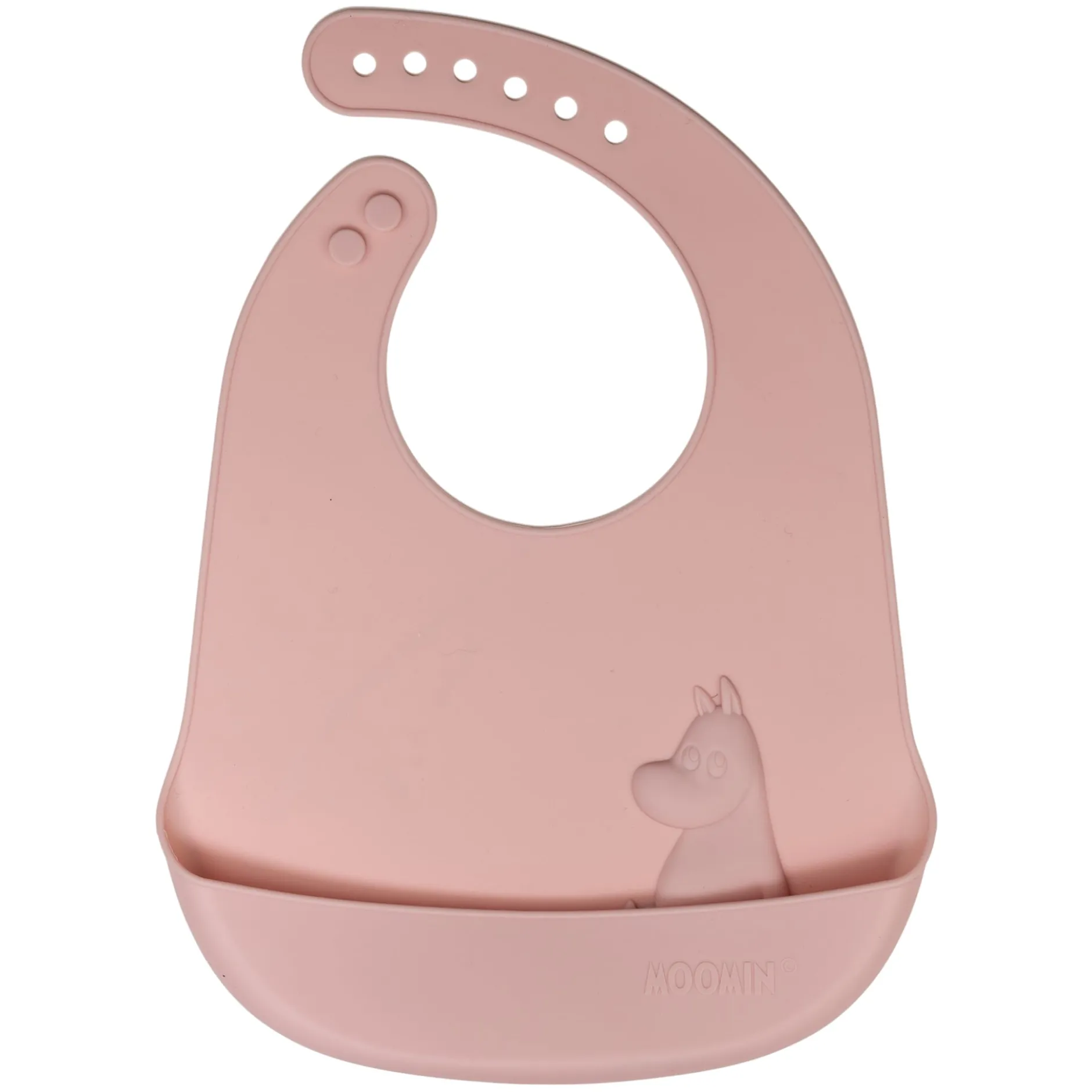 Rätt Start Mumin Silikon Haklapp Rosehip Pink