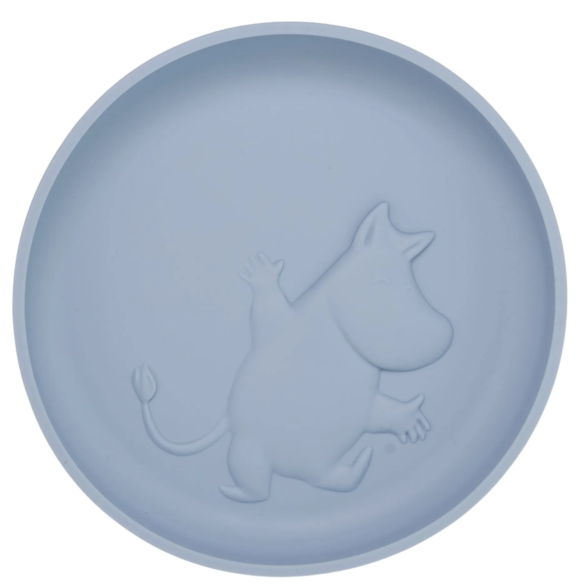 Rätt Start Mumin Silikon Tallrik med Sugkopp Sky Blue