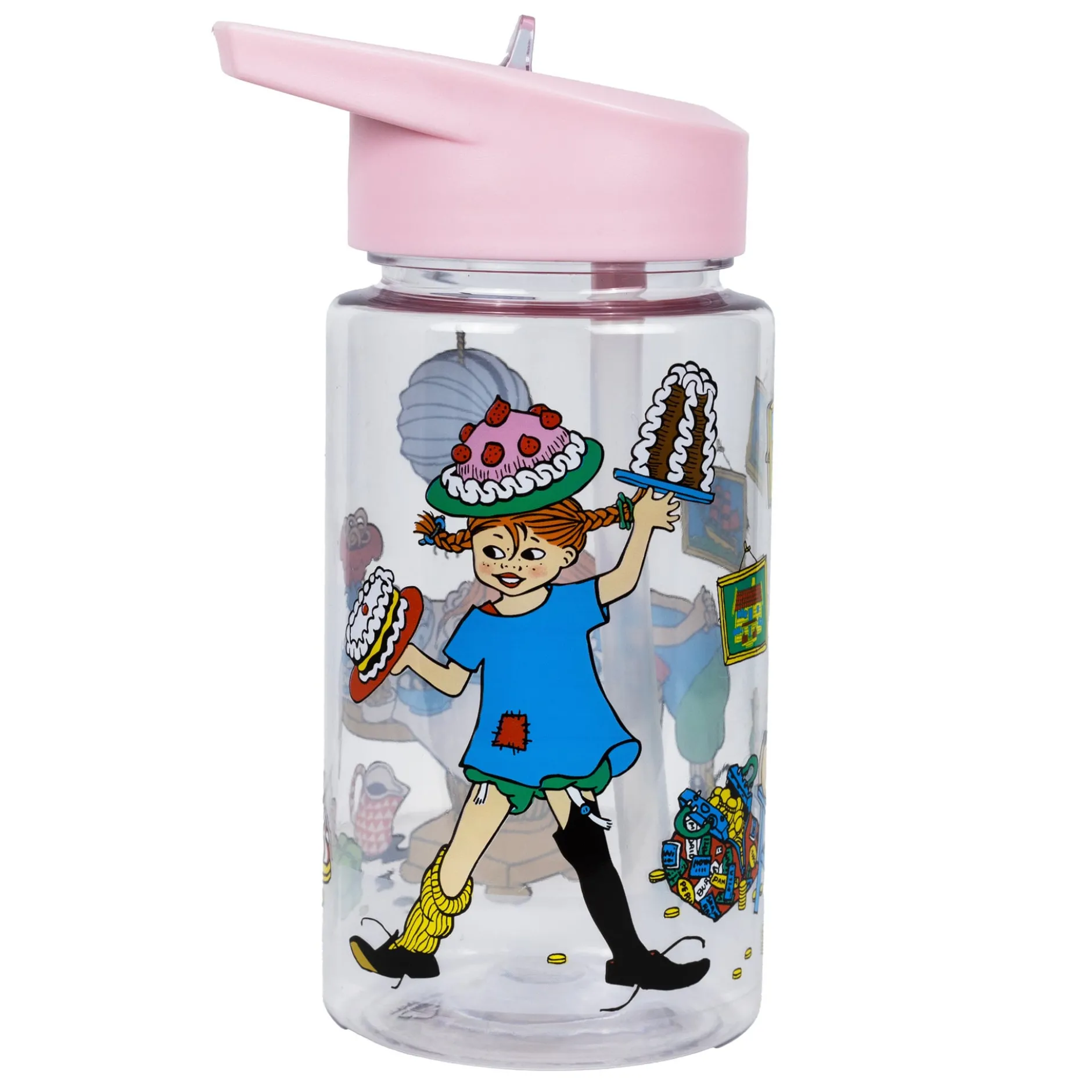 Rätt Start Pippi Födelsedag Vattenflaska i Plast 500 ml