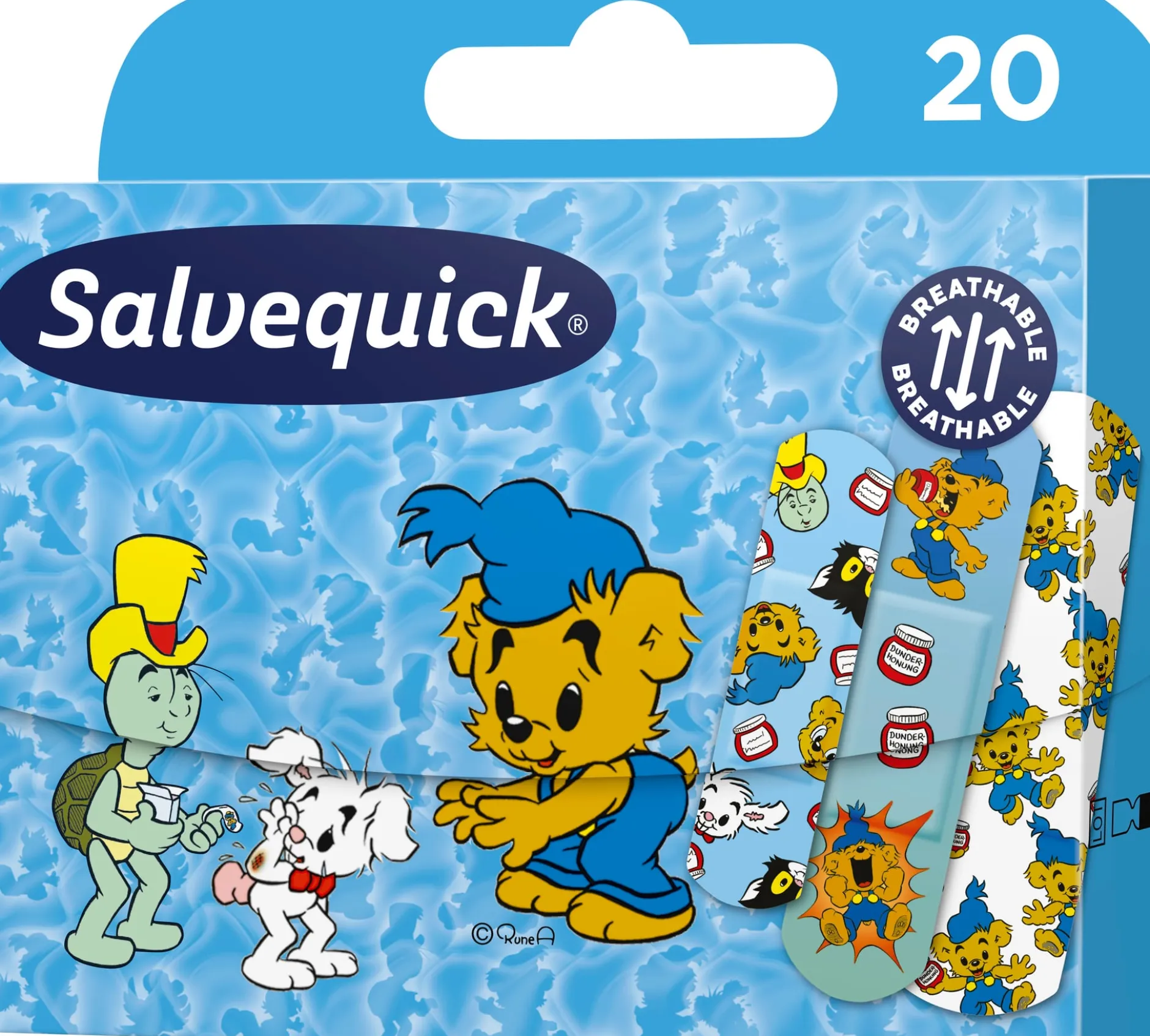 Salvequick Plåster med Bamse