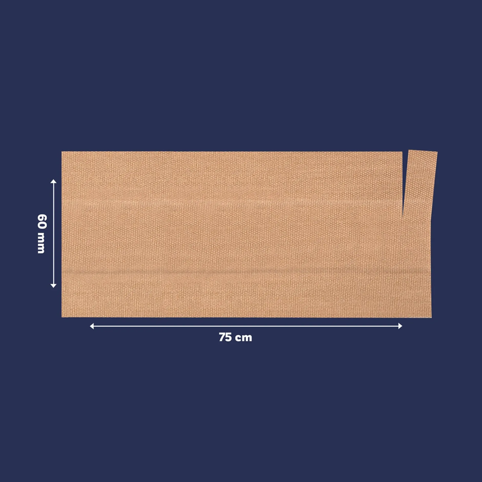 Salvequick Plåster Textil 1 x 75 cm