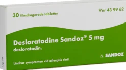 Sandoz Desloratadine Sandoz 5mg 30 tabletter
