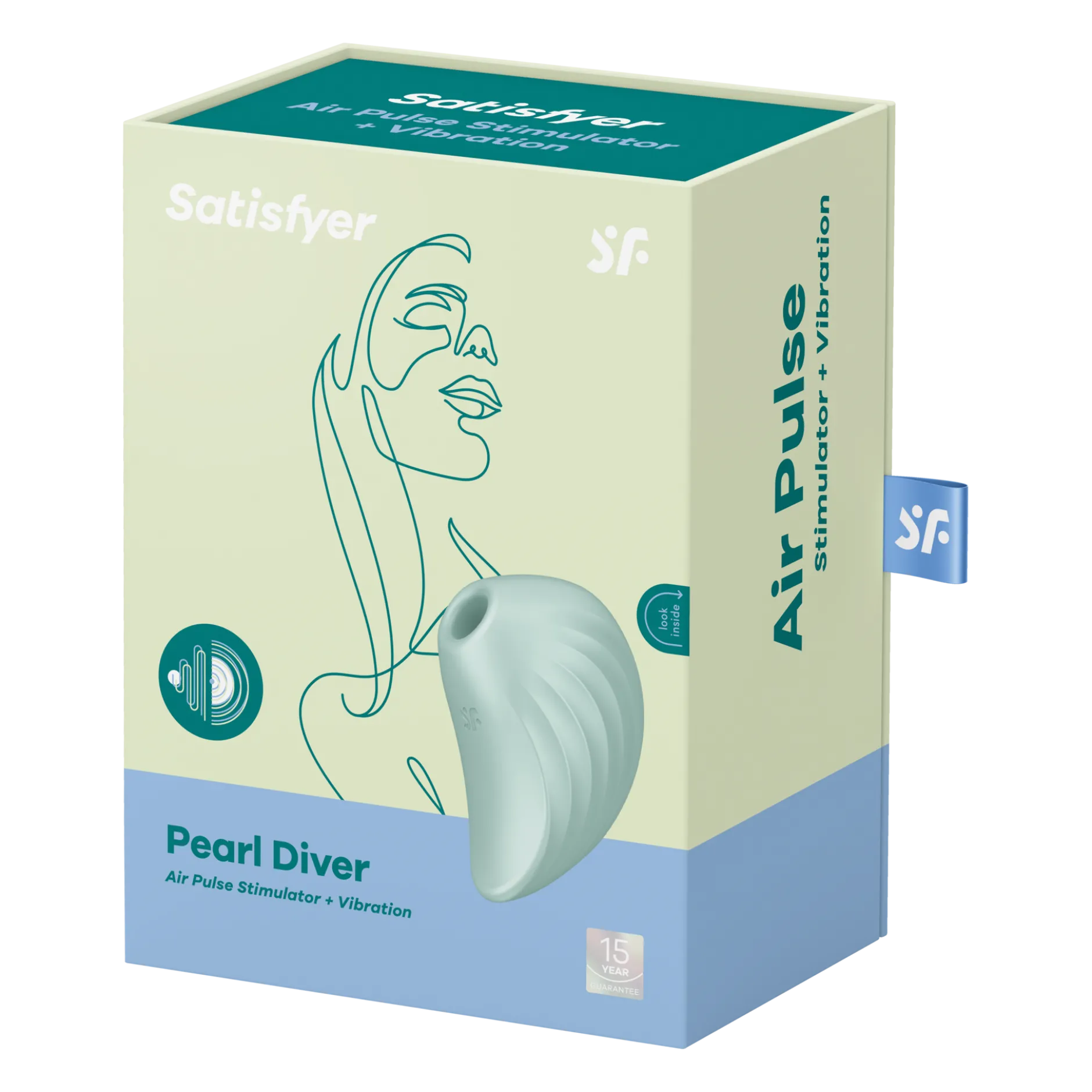 Satisfyer Pearl Diver Mint Lufttrycksvibrator 1 st