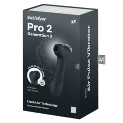 Satisfyer Pro 2 Generation 3 Black Lufttrycksvibrator 1 st
