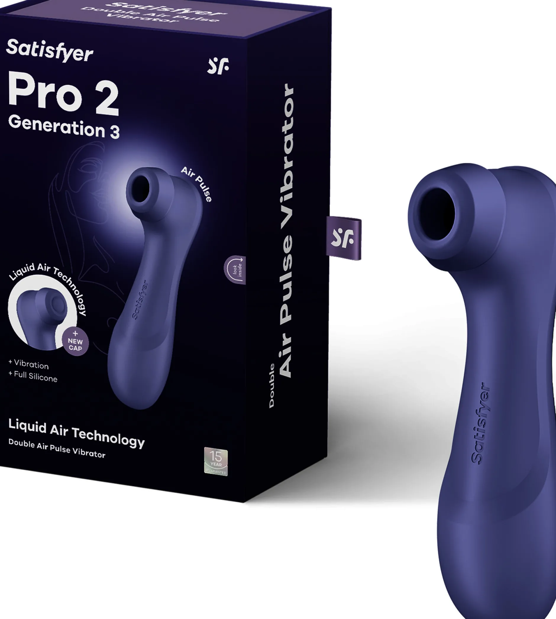 Satisfyer Pro 2 Generation 3 Lilac Lufttrycksvibrator 1 st