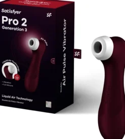 Satisfyer Pro 2 Generation 3 Wine Red Lufttrycksvibrator 1 st