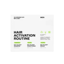 Scandinavian Biolabs Hair Routine Men Shampoo, Conditioner, Serum 600 ml