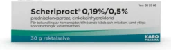 Scheriproct Rektalsalva 0,19% / 0,5% 30g