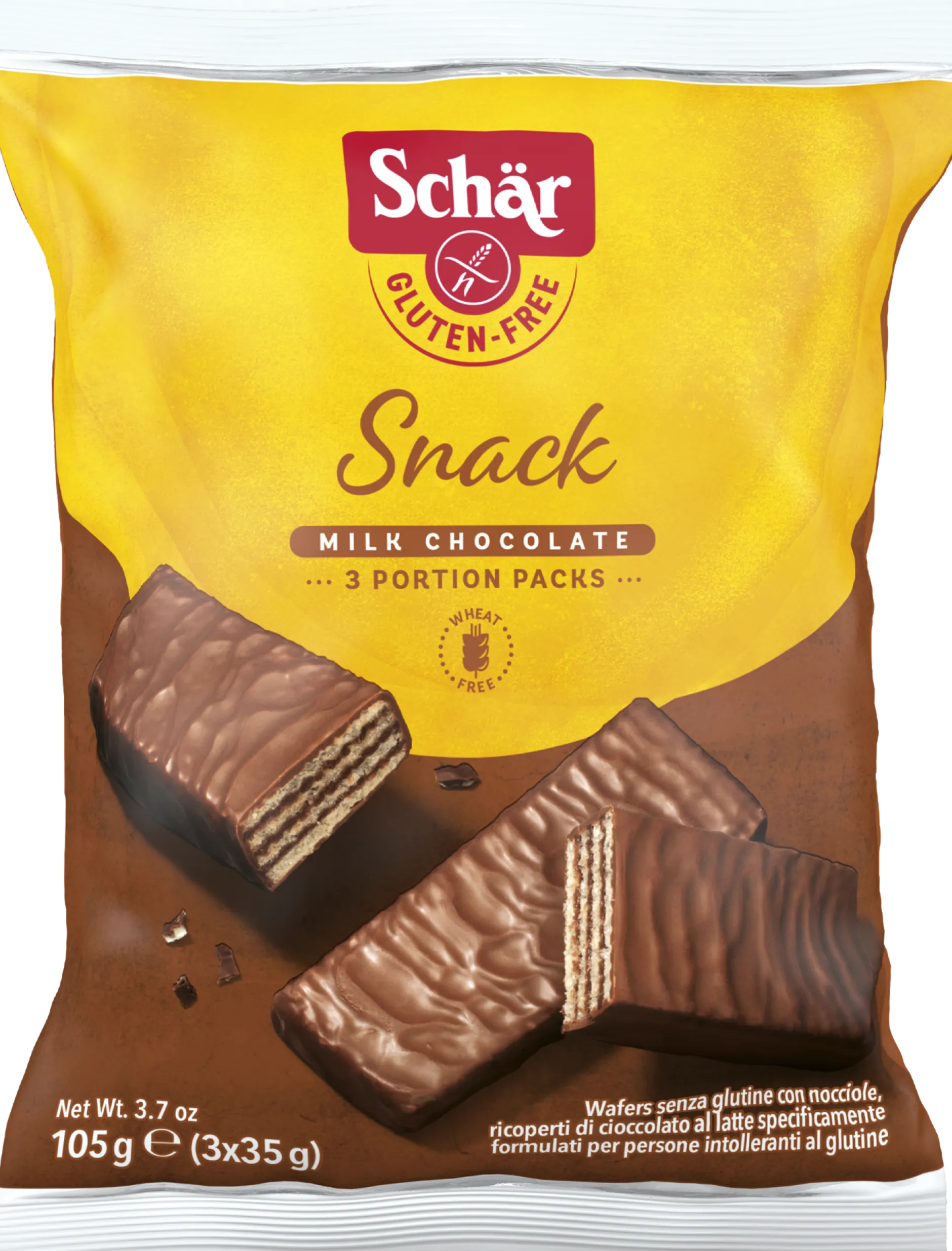 Schär Glutenfria Rån med Nötkräm & Choklad 105 g