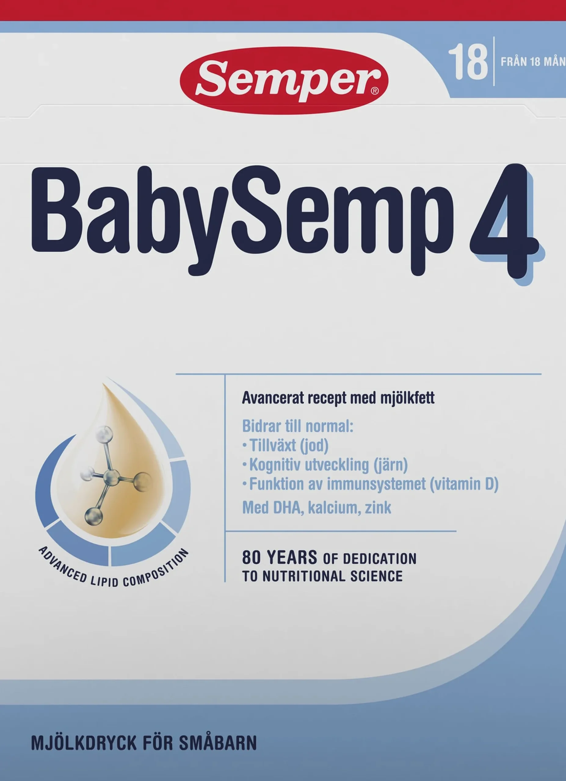 Semper BabySemp 4 Mjölkdryck 800g