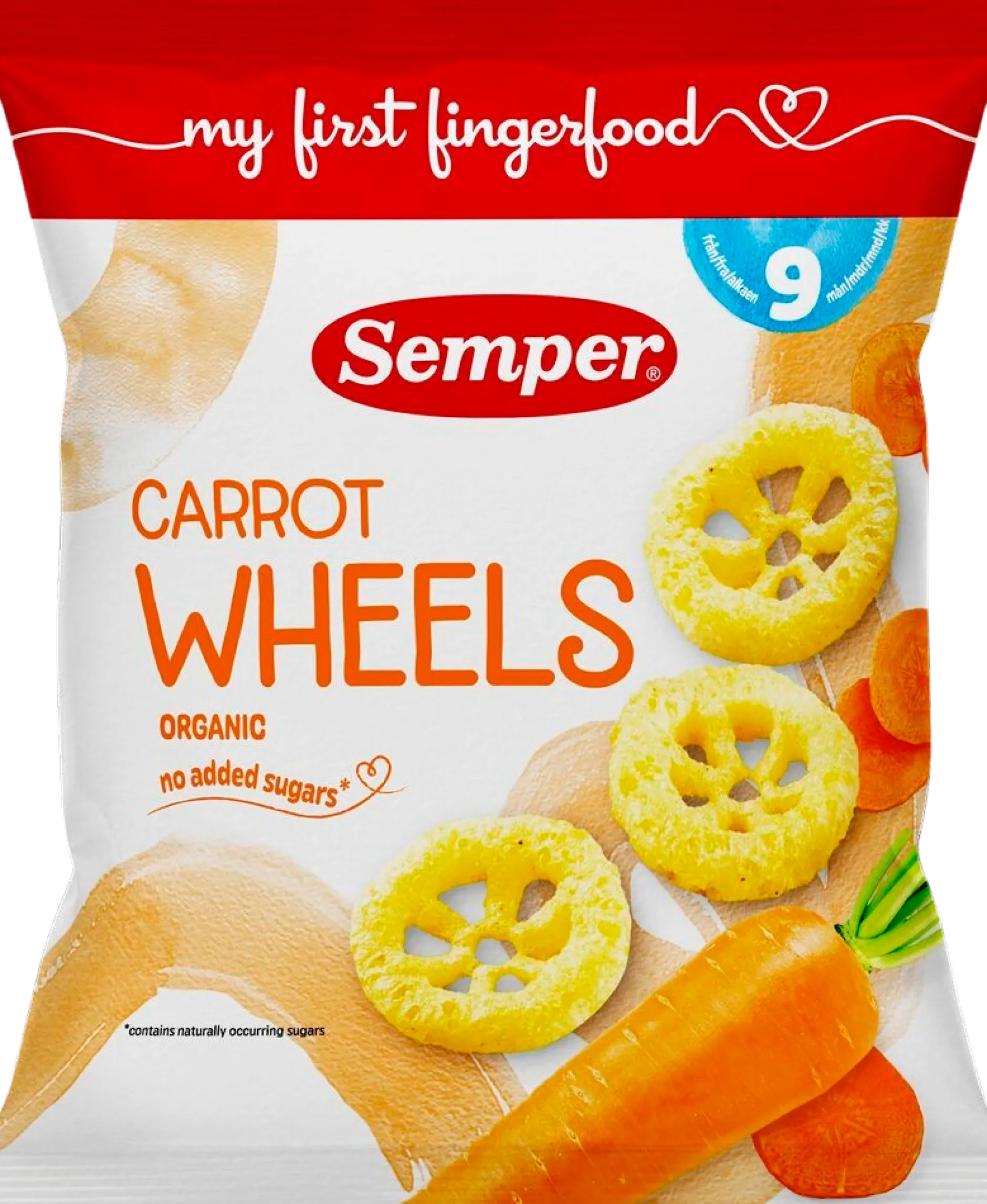 Semper Carrot Wheels 9 månader 15 g