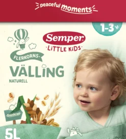 Semper Flerkornsvälling Naturell 1-3 år 725 g