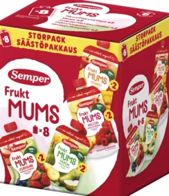 Semper Fruktmums Mix 6 månader 8 st