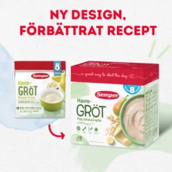 Semper Fullkornsgröt med frukt 1 år 530g