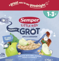 Semper Godnatt Gröt Äpple & Kanel 1-3 år