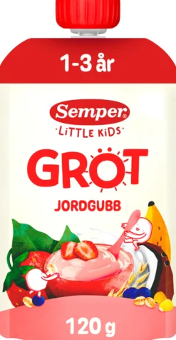 Semper Gröt Jordgubb Banan 1-3 år 120 g