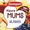 Semper Havremums Klämmis Blåbär från 6 månader 110 g
