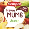 Semper Havremums Klämmis Äpple från 6 månader 110 g