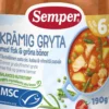 Semper Krämig Gryta Med Fisk & Gröna Bönor Från 6 månader