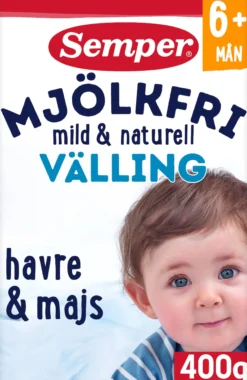 Semper Mjölkfri Välling Mild & Naturell 400 g