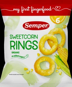 Semper Sweetcorn Rings 6 månader 20 g