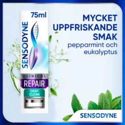 Sensodyne Clinical Repair Deep Clean Tandkräm 75 ml