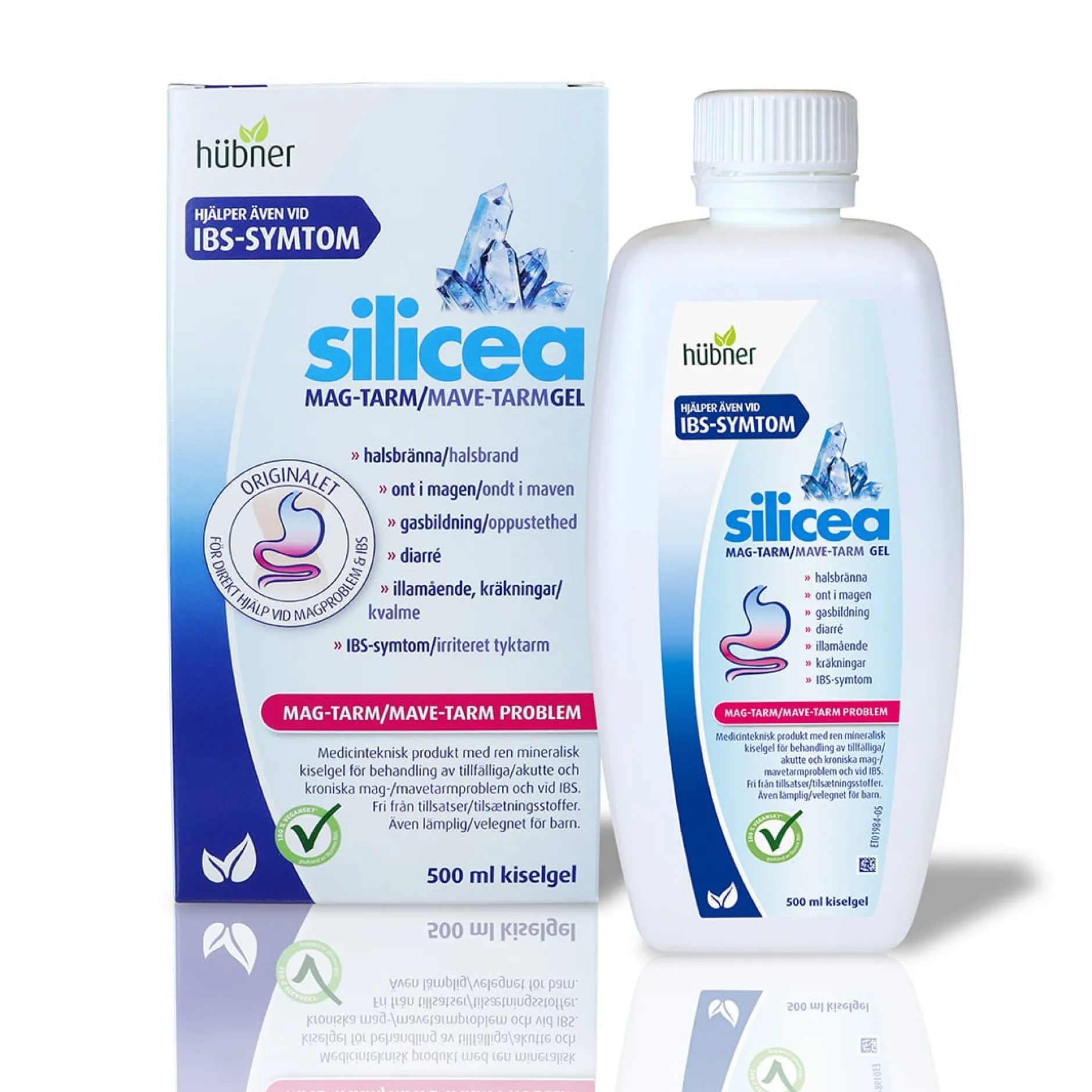 Silicea Mag-Tarm Kiselgel 500 ml