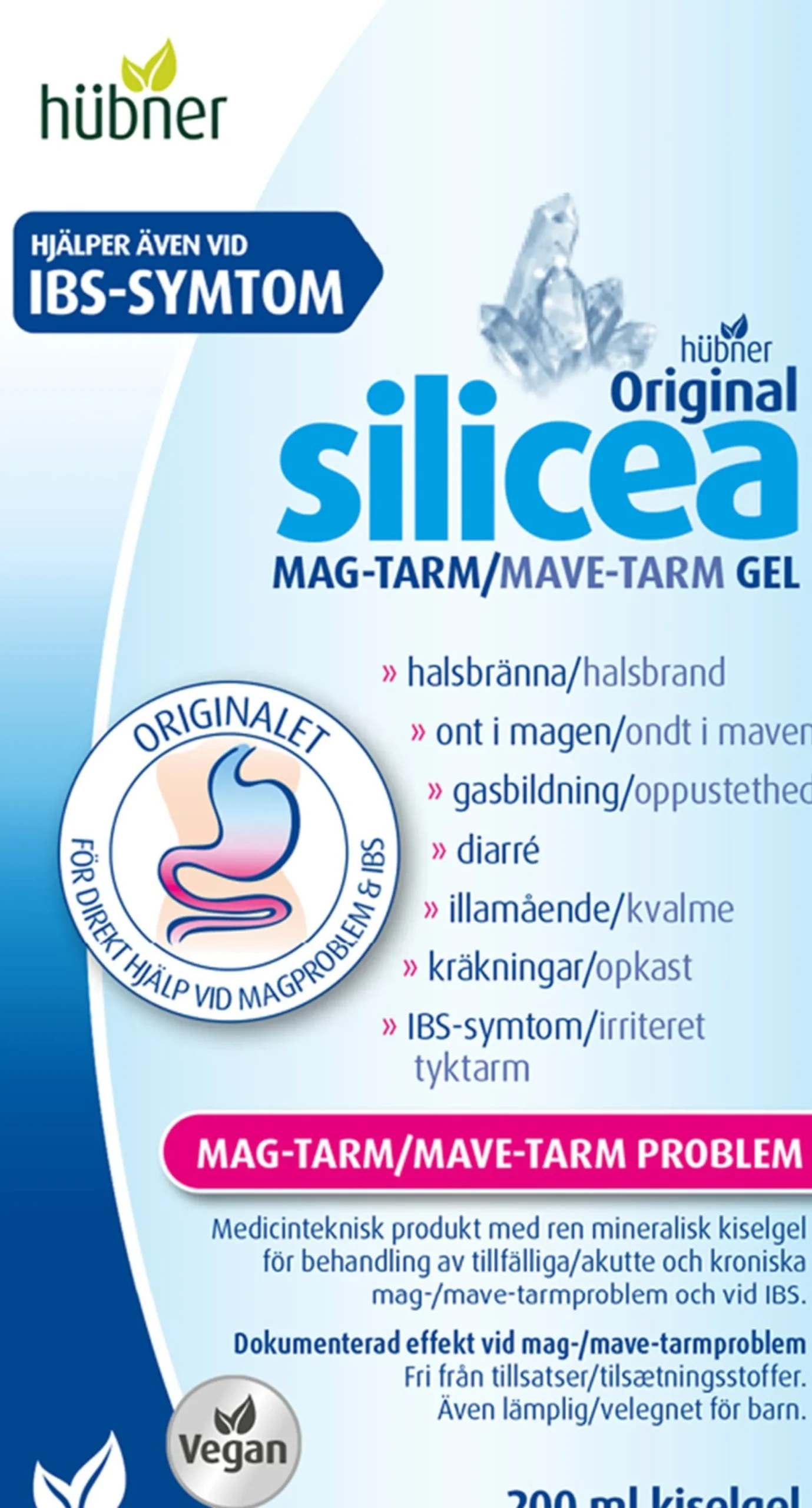 Silicea Mag-Tarm Kiselgel 200 ml
