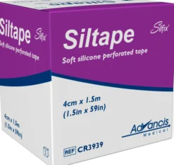 Siltape Medicinsk Silikontejp 4 cm x 1,5 m