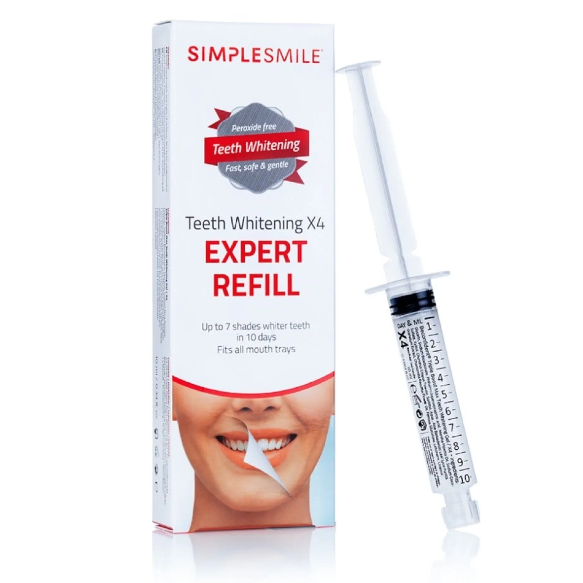Simplesmile Teeth Whitening X4 Expert Refill 10 ml