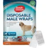 Simple Solution Disposable Male Wrap Large 12-pack