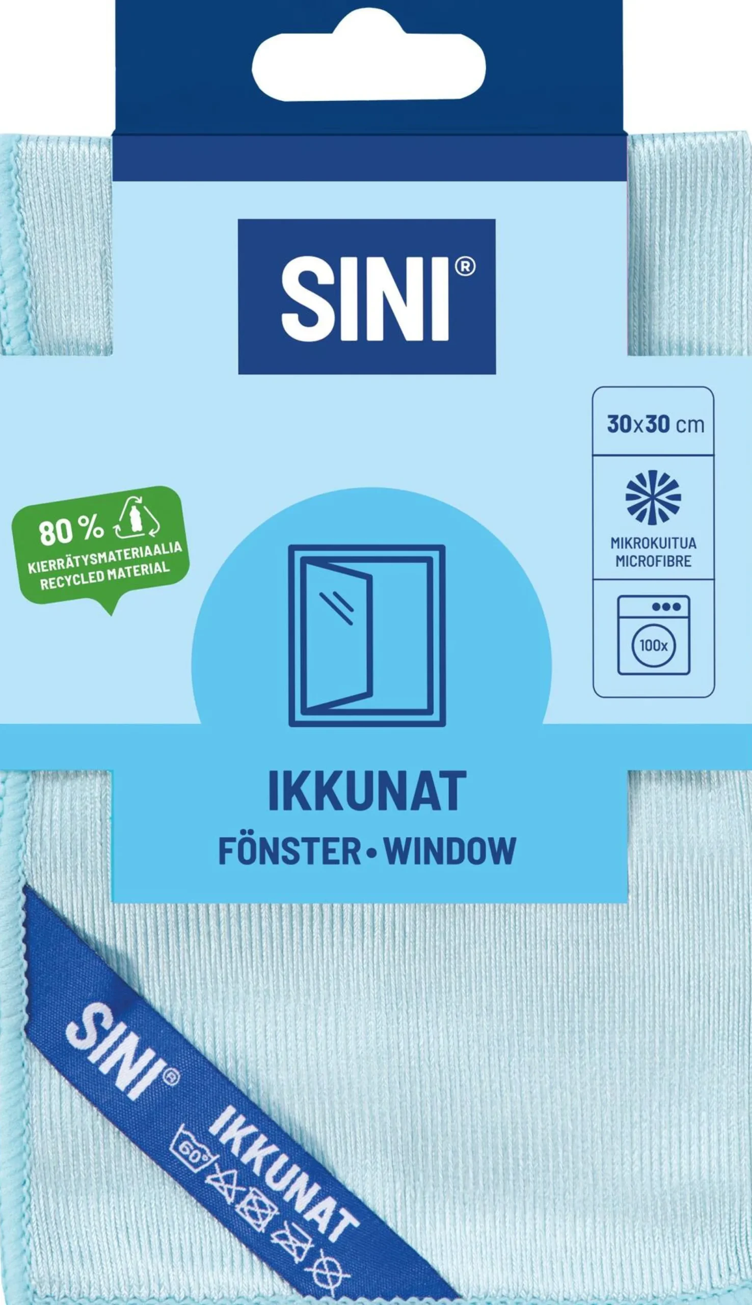 SINI Mikrofiberduk Fönster 30x30 cm