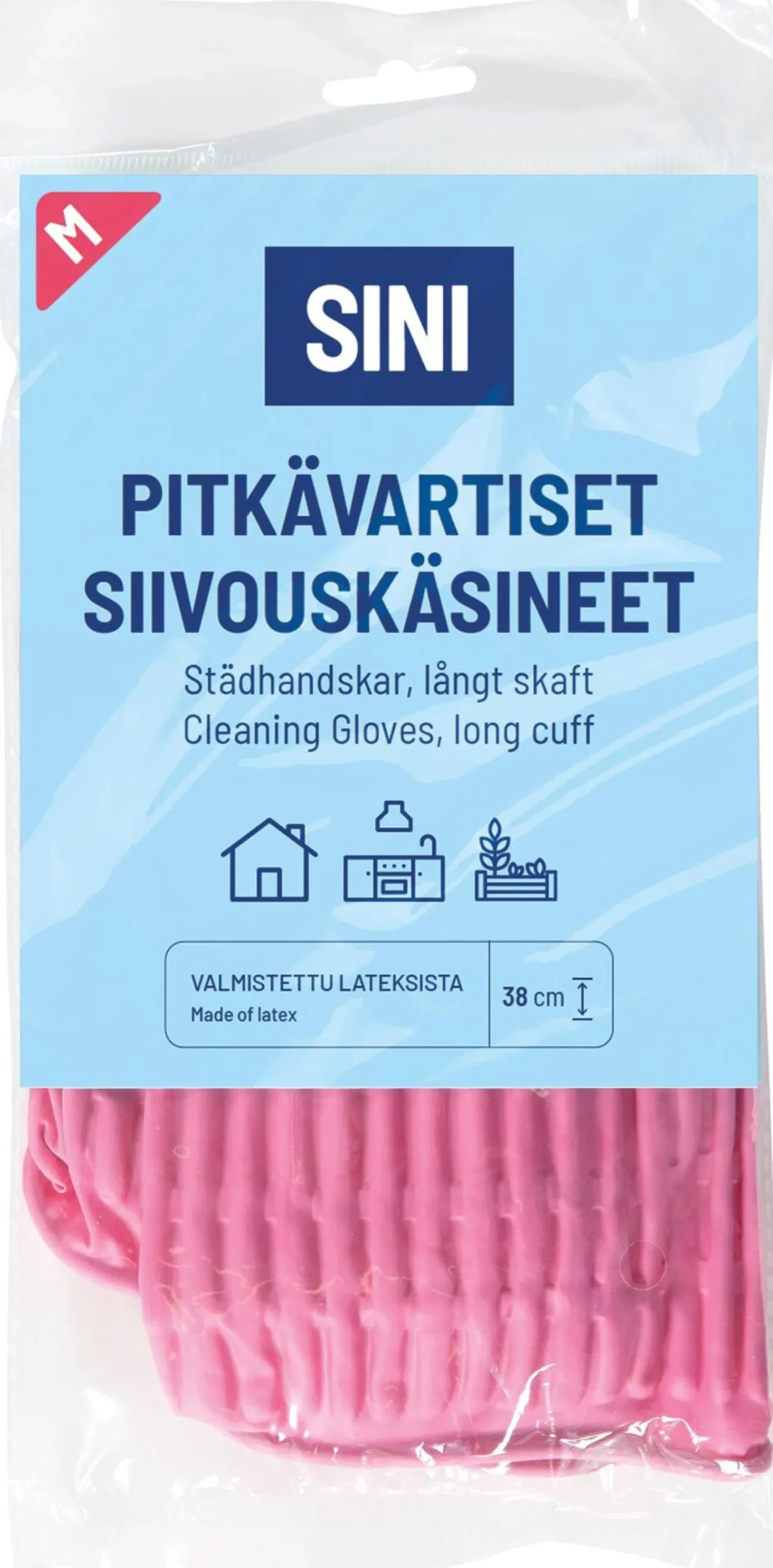 SINI Städhandskar långt skaft M
