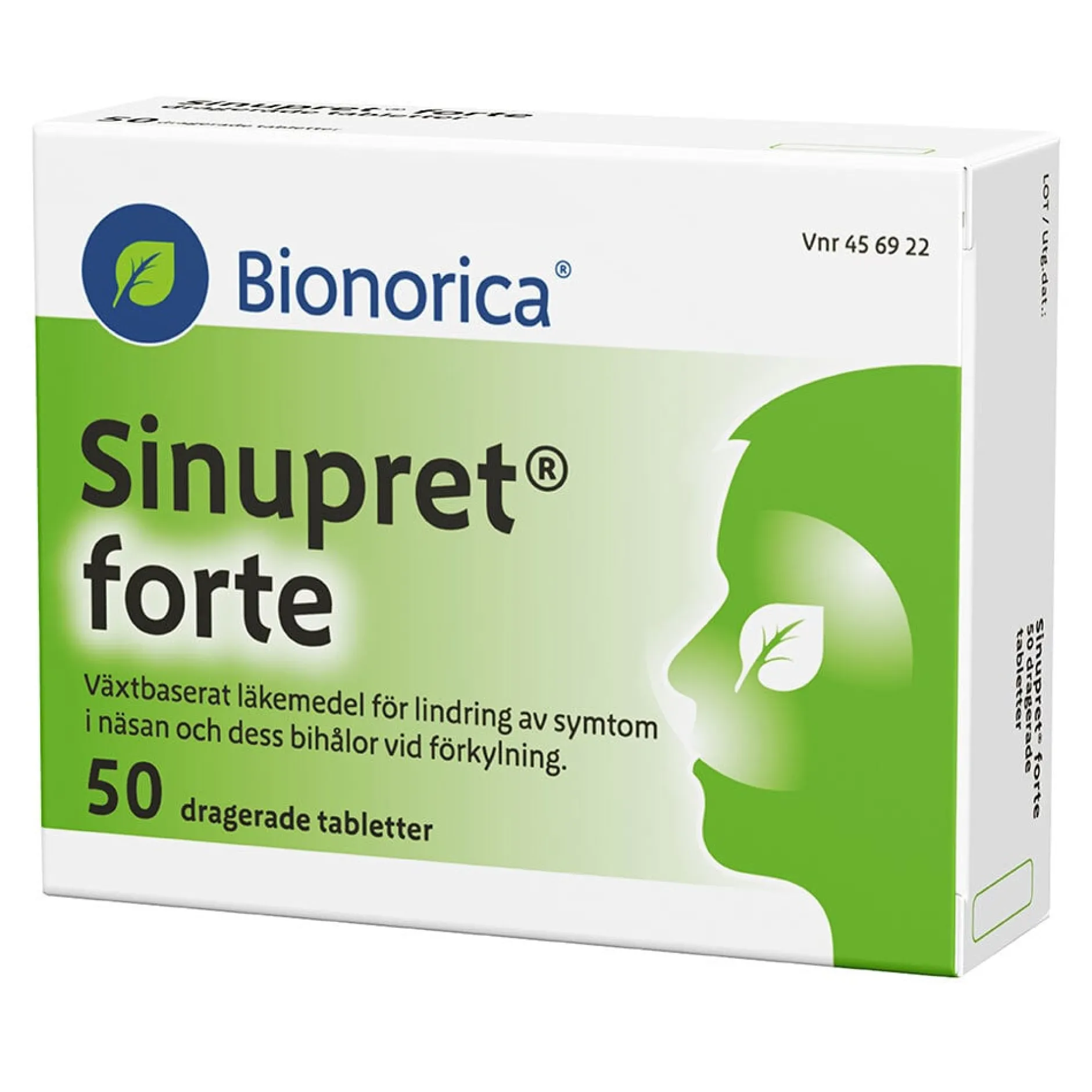 Sinupret Forte Näsa & Bihålor 50 tabletter