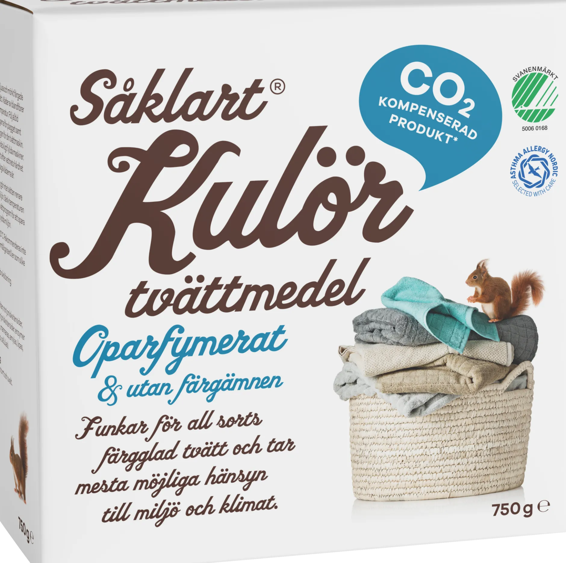 Såklart Tvättmedel Kulör 750g