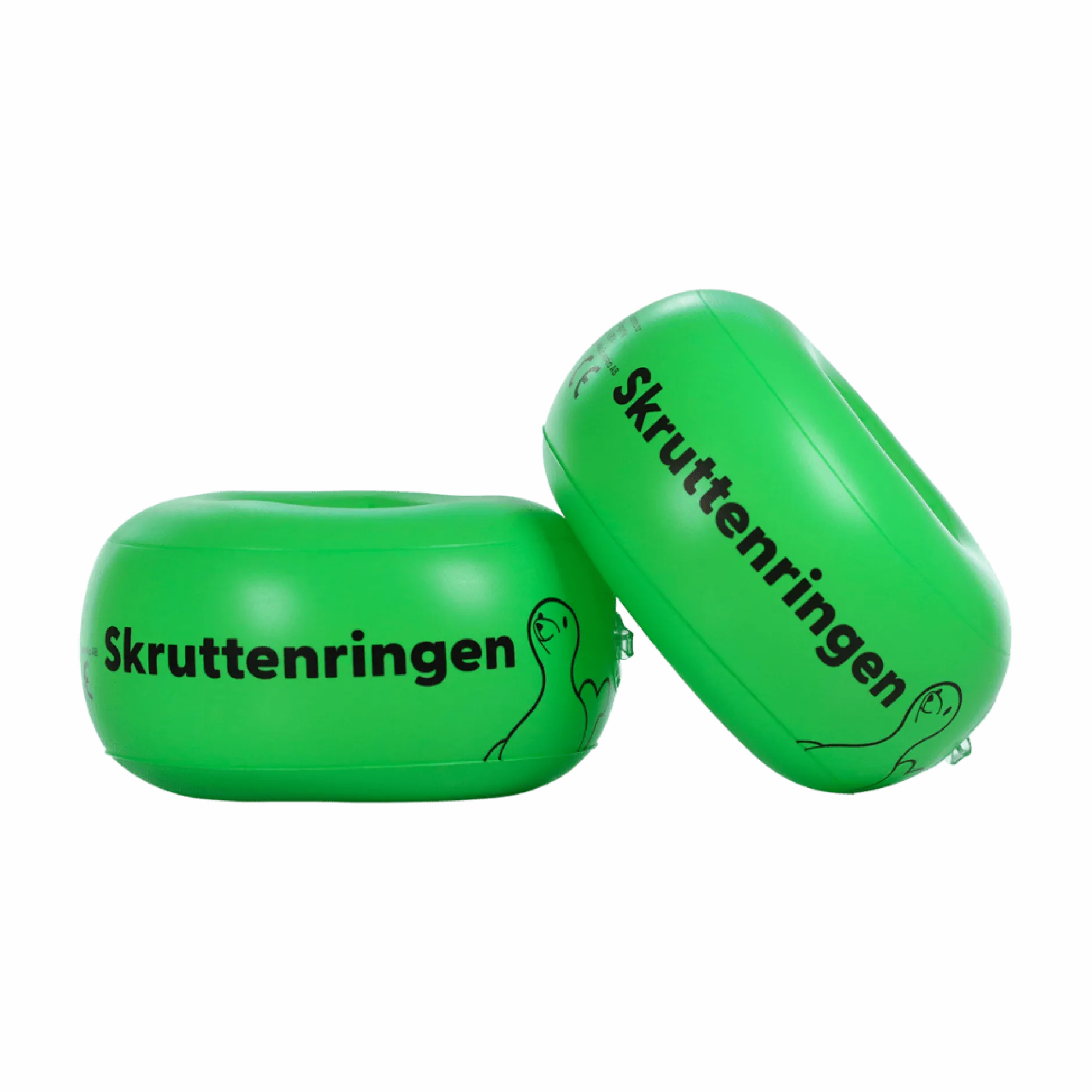 Skruttenringen Armpuffar Grön 1 par