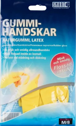 Smart Microfiber Gummihandske 8/M 1 par