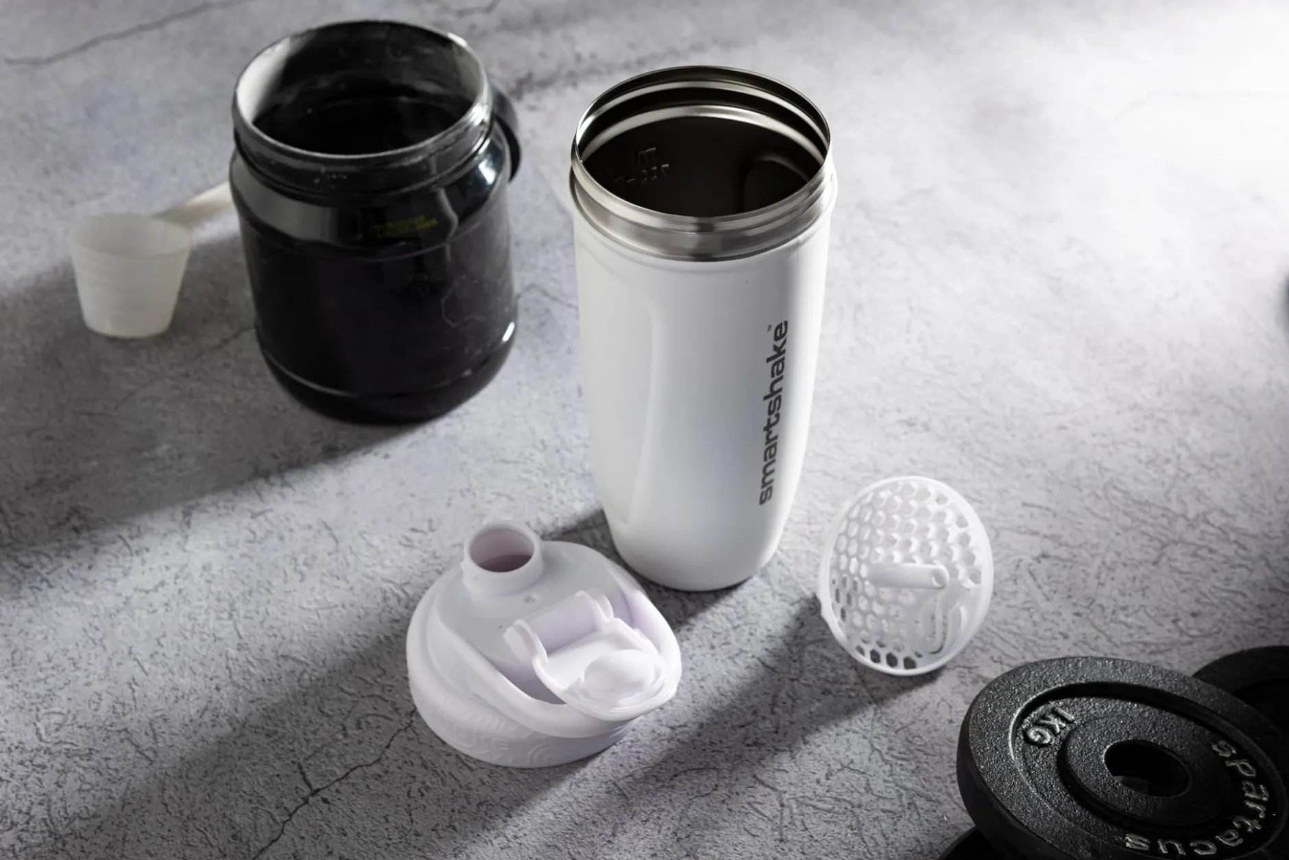 Smartshake Reforce Stainless Steel White 900 ml