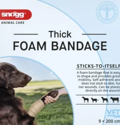 Snögg Animal Foam Bandage Thick9 cm x 2 m