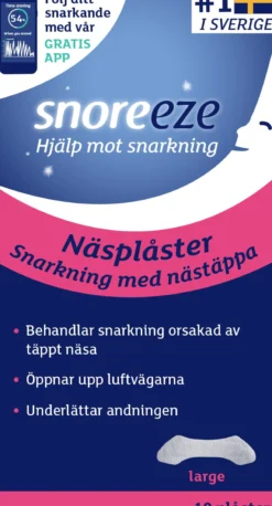 Snoreeze Näsplåster L