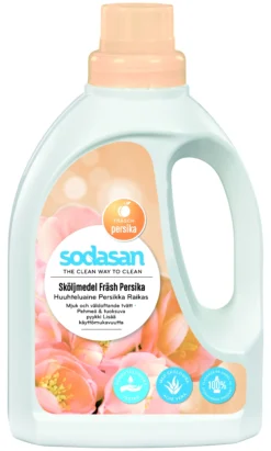 Sodasan Sköljmedel Persika 750 ml